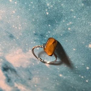 Tigers eye ring